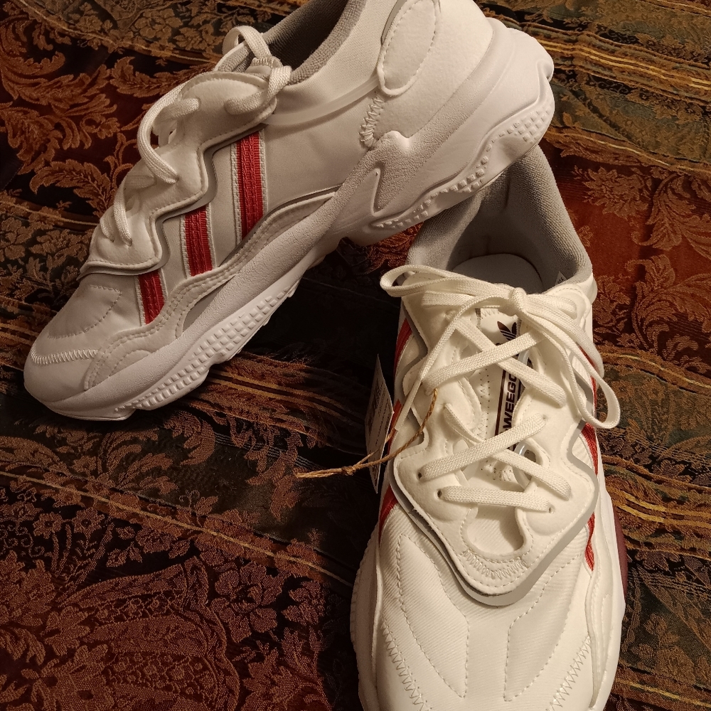 Adidas Ozweego W (Footwear White / Rose Tone (HO4260) Women's US Sz 10 Brand New